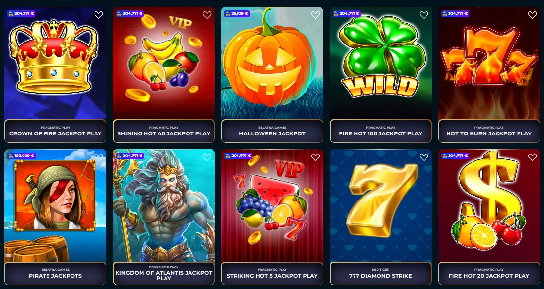 bolizyn casino jackpots