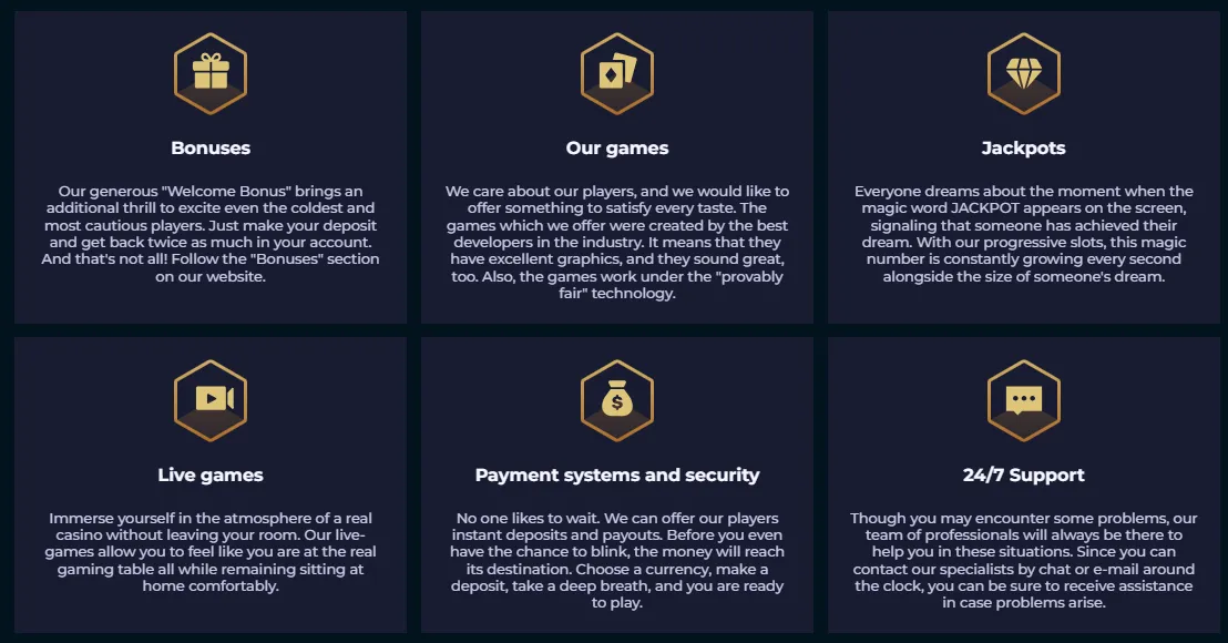 bolizyn casino offer